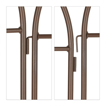 Rankgitter 180 cm 2er Set braun