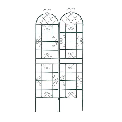 Treillis 220 cm lot de 2 vert