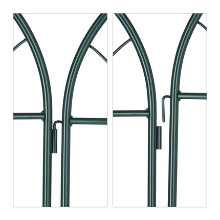 Treillis 220 cm lot de 2 vert