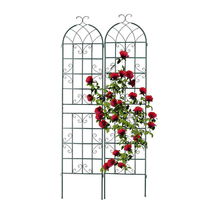 Treillis 220 cm lot de 2 vert