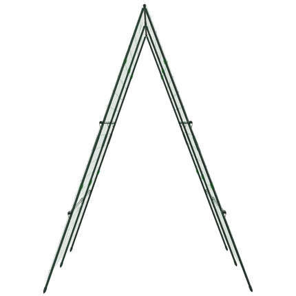 Verstellbares Rankgitter aus Stahl mit Netz, 180 x 100 x 180 cm