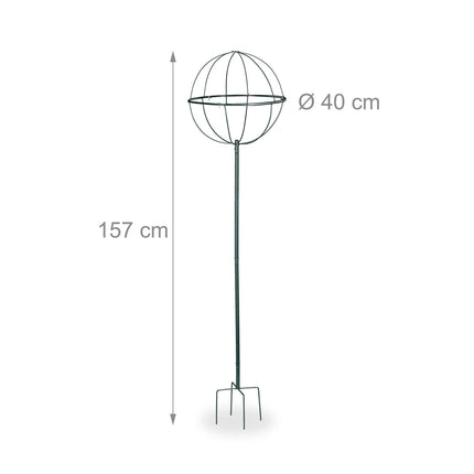 Trellis globe set in two