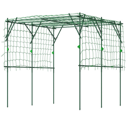 Gartenspalier aus Edelstahl – Dreieckig, 223x223x223 cm