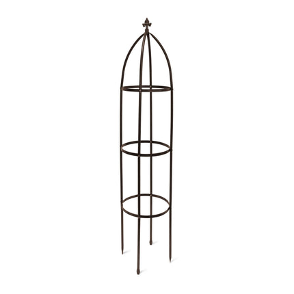 Rankobelisk Metall braun 190 cm