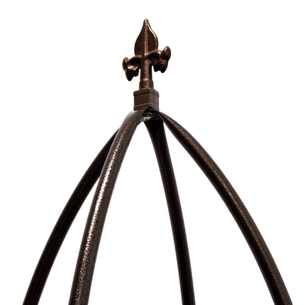 Rankobelisk Metall braun 190 cm