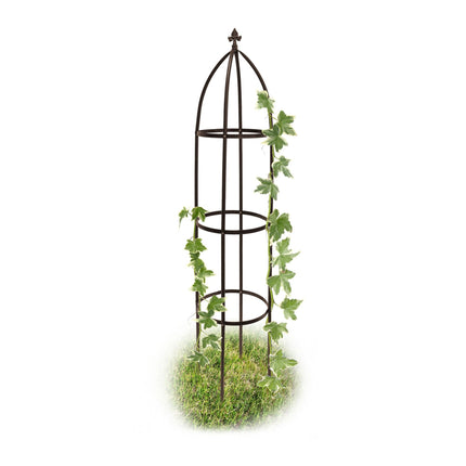 Rankobelisk Metall braun 190 cm