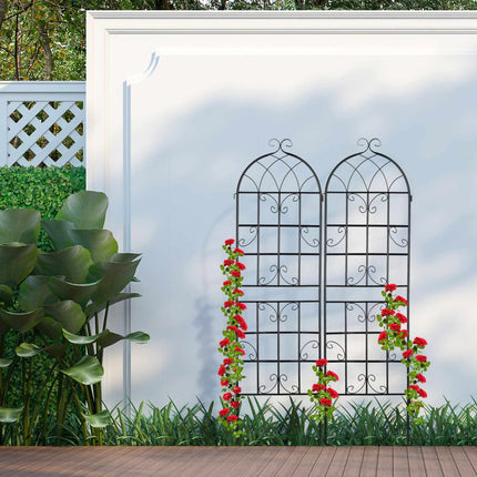 Trellis set of 2 in country style