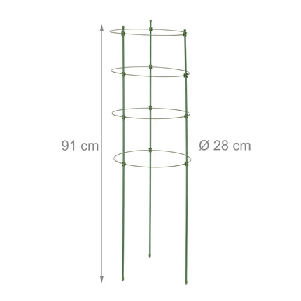 Rankgitter 4er Set 91 cm