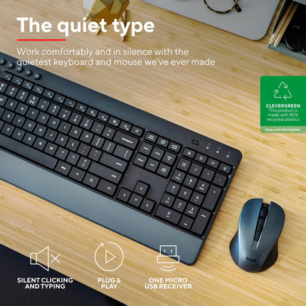 Kabellose Tastatur und Maus von Trezo Öko-Design