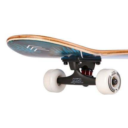 Skateboard Triangel, odolná deska, hladká kolečka