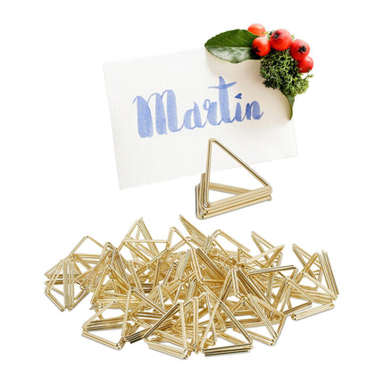 Triangle for placement cards, 48 pcs