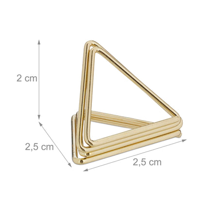 Triangle for placement cards, 48 pcs