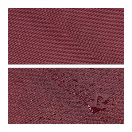 Triangular red-brown sun sail