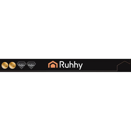 Triple Wall Hooks Set of 5, Matte Black Zinc Alloy, Loft Style, 7 x 3 x 2 cm