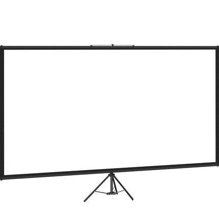 Tripod Projector Screen with Stand, 110 Inch 16:9 4K