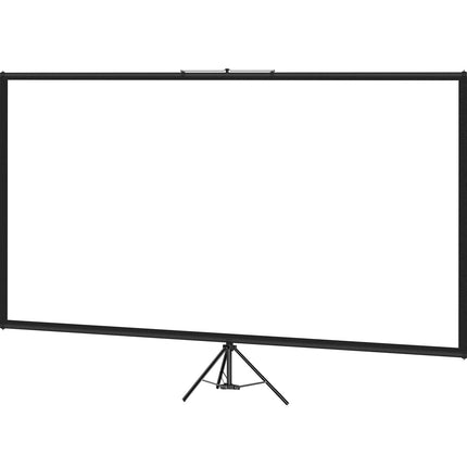 Tripod Projector Screen with Stand, 110 Inch 16:9 4K