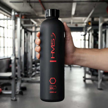 Tritan Water Bottle, Black, Leak-Proof, 1L