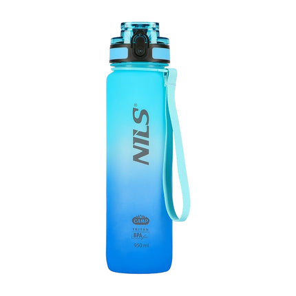 Tritan-Trinkflasche, Blau, Robust, BPA-frei