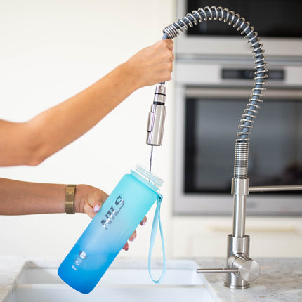 Tritan-Trinkflasche, Blau, Robust, BPA-frei