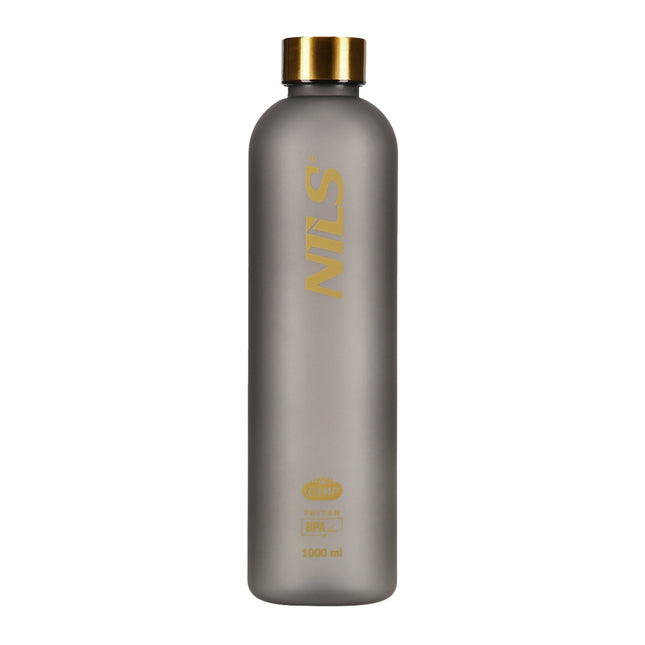 Tritan-Trinkflasche, Grau, 1000 ml
