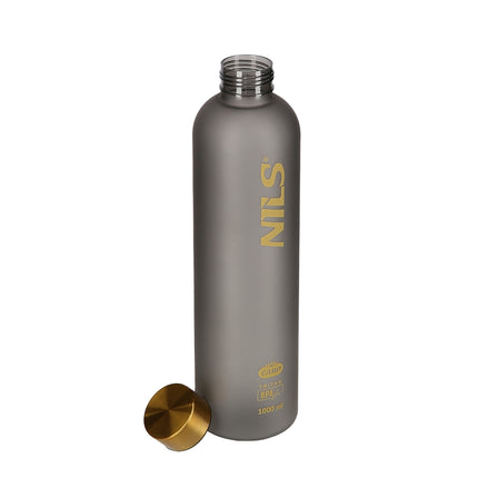 Láhev na vodu Tritan, 1000 ml, šedá