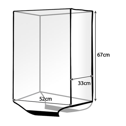 Housse de valise transparente Trizand 23922