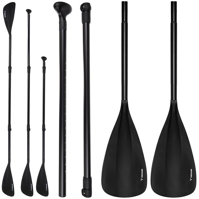 Trizand 4-teiliges verstellbares Paddel 229cm 2in1