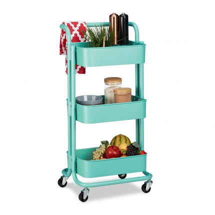 Trolley with 3 shelves