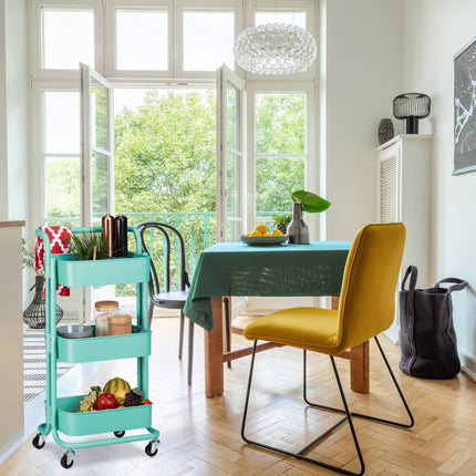 Trolley with 3 shelves