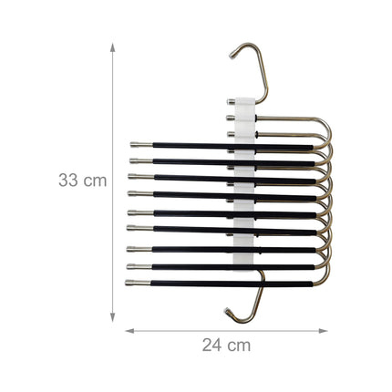 Trouser Hangers, Non-Slip, Space-Saving, 2 Pack