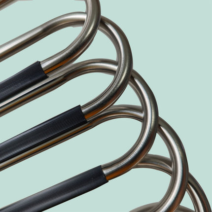 Trouser Hangers, Non-Slip, Space-Saving, 2 Pack