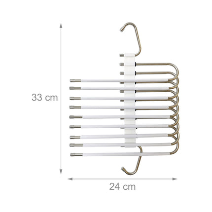 Hosenbügel, rutschfest, platzsparend, 2er-Pack