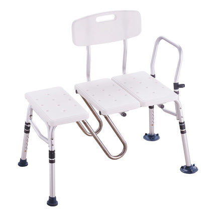 Tub Transfer Bench – Adjustable Height, U-Guard, 400 lb