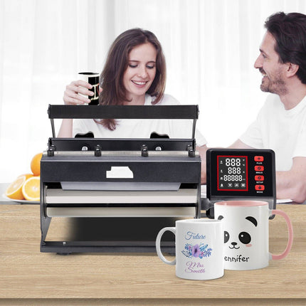 Tumbler Heat Press Machine, 11-30oz Digital Temp Timer