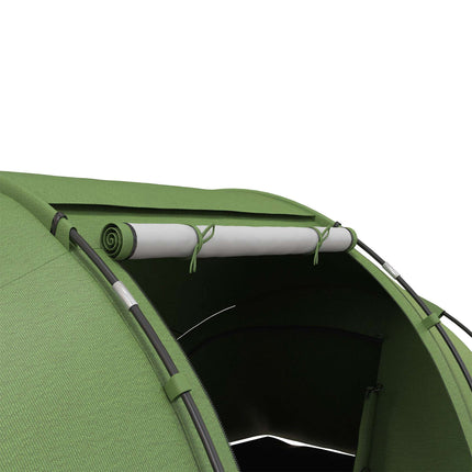Tunnel Tent for 4-6 People, Waterproof 2000mm, Green