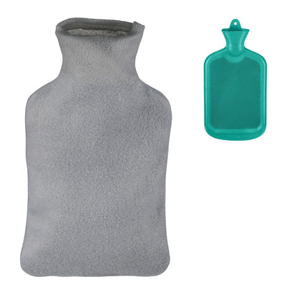 Turquoise 2L Hot Water Bottle with Cover