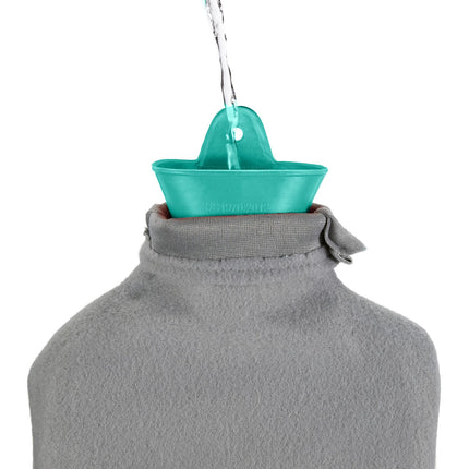 Turquoise 2L Hot Water Bottle with Cover