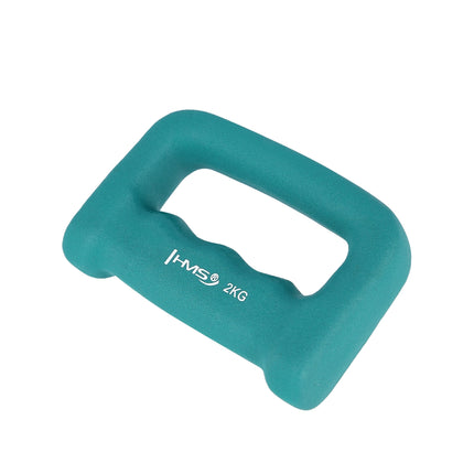 Turquoise Neoprene Dipping Dumbbell 2.0 kg