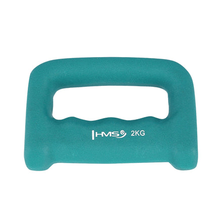 Turquoise Neoprene Dipping Dumbbell 2.0 kg