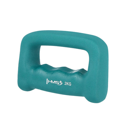 Turquoise Neoprene Dipping Dumbbell 2.0 kg
