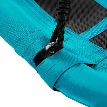 Turquoise Saucer Swing, Outdoor Hanging Seat