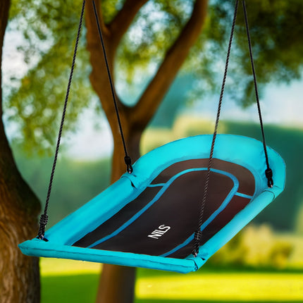 Turquoise Saucer Swing, Outdoor Hanging Seat