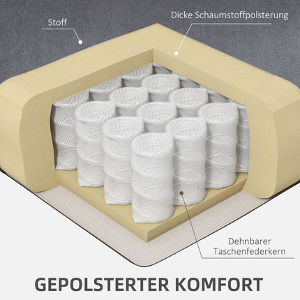 Elektrischer Relaxsessel mit Massagefunktion, Heizung und Fußstütze