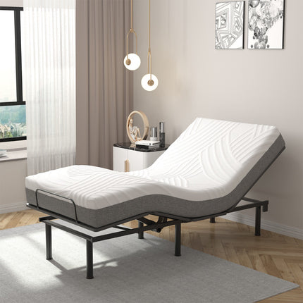 Twin XL Adjustable Bed Mattress, 20cm Gel Memory Foam