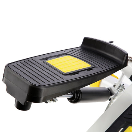 Twist-Stepper mit Seilen, Gelb – Kompaktes Fitnessgerät