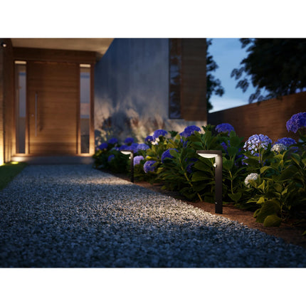 Tyla Sockelleuchte Solarzelle IR-Sensor Ultra Effiziente LED 255lm IP44 Anthrazit