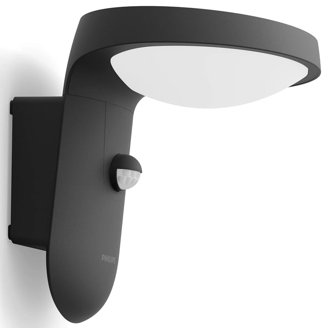 Tyla Wandleuchte Solarzelle IR-Sensor Ultra Effiziente LED 255lm IP44 Anthrazit