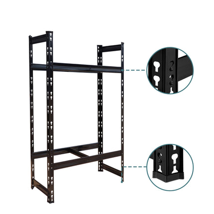 Tyre Rack for 4–6 Tyres, Adjustable Steel Frame
