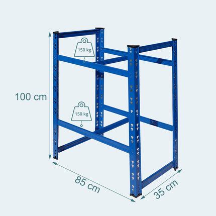 Tyre Rack for 4–6 Tyres, Adjustable Steel Frame
