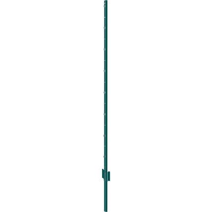 U-Channel Steel Fence Posts, 5 Ft, 10 Pack, Green